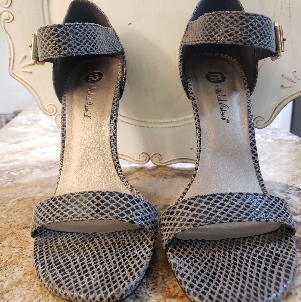 M by Michael Antonio snake High Heel shoes